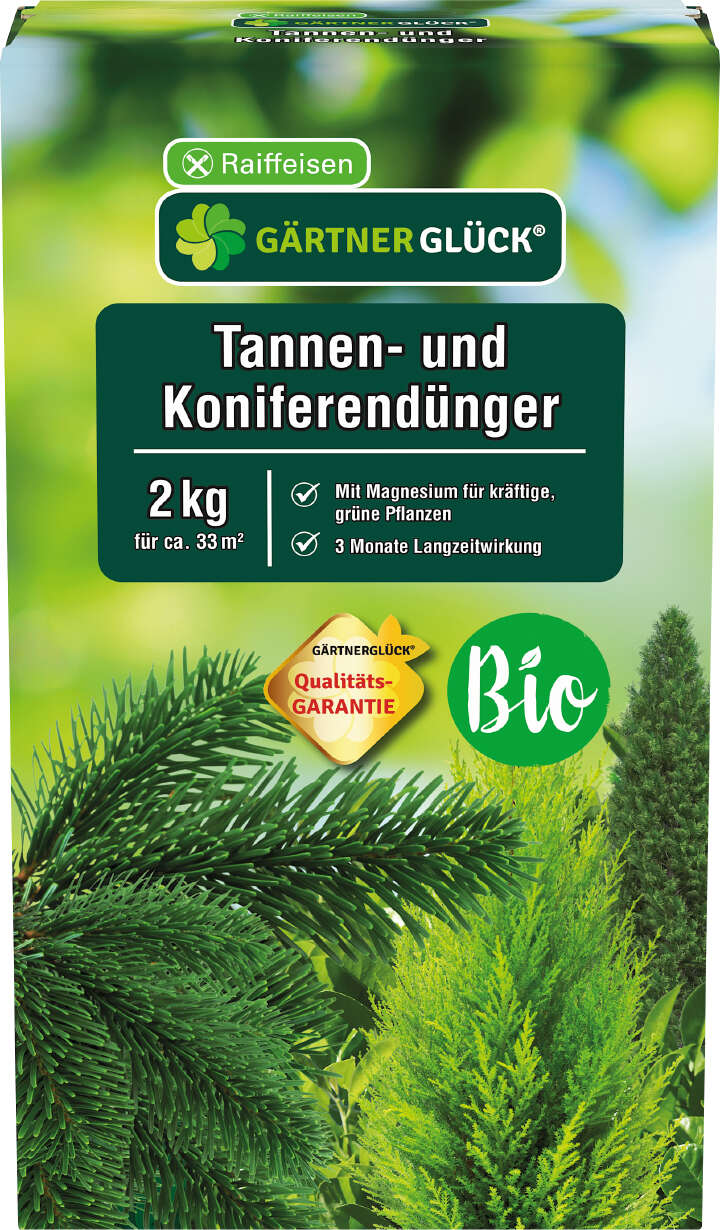 GÄRTNERGLÜCK Bio Tannen- und Koniferendünger